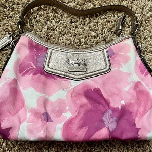Flower Coach bag.